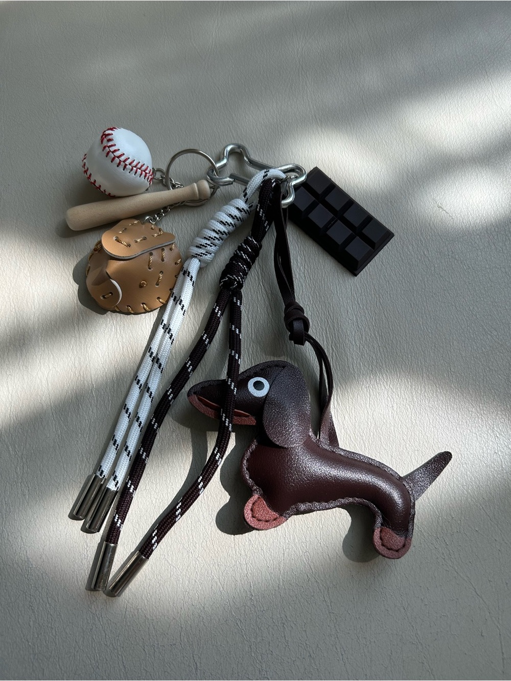 Brown Dachshund Key Holder